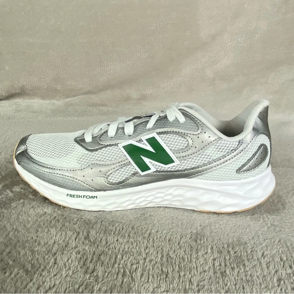 New Balance Arishi V4 Shoes Mens Size 12 White Green Fresh Foam Running‎ NEW